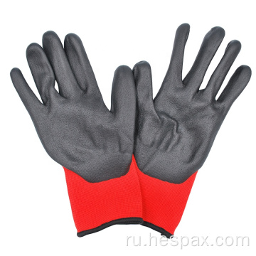 HESPAX Оптовые нитрил -покрытые безопасные перчатки CE проверены